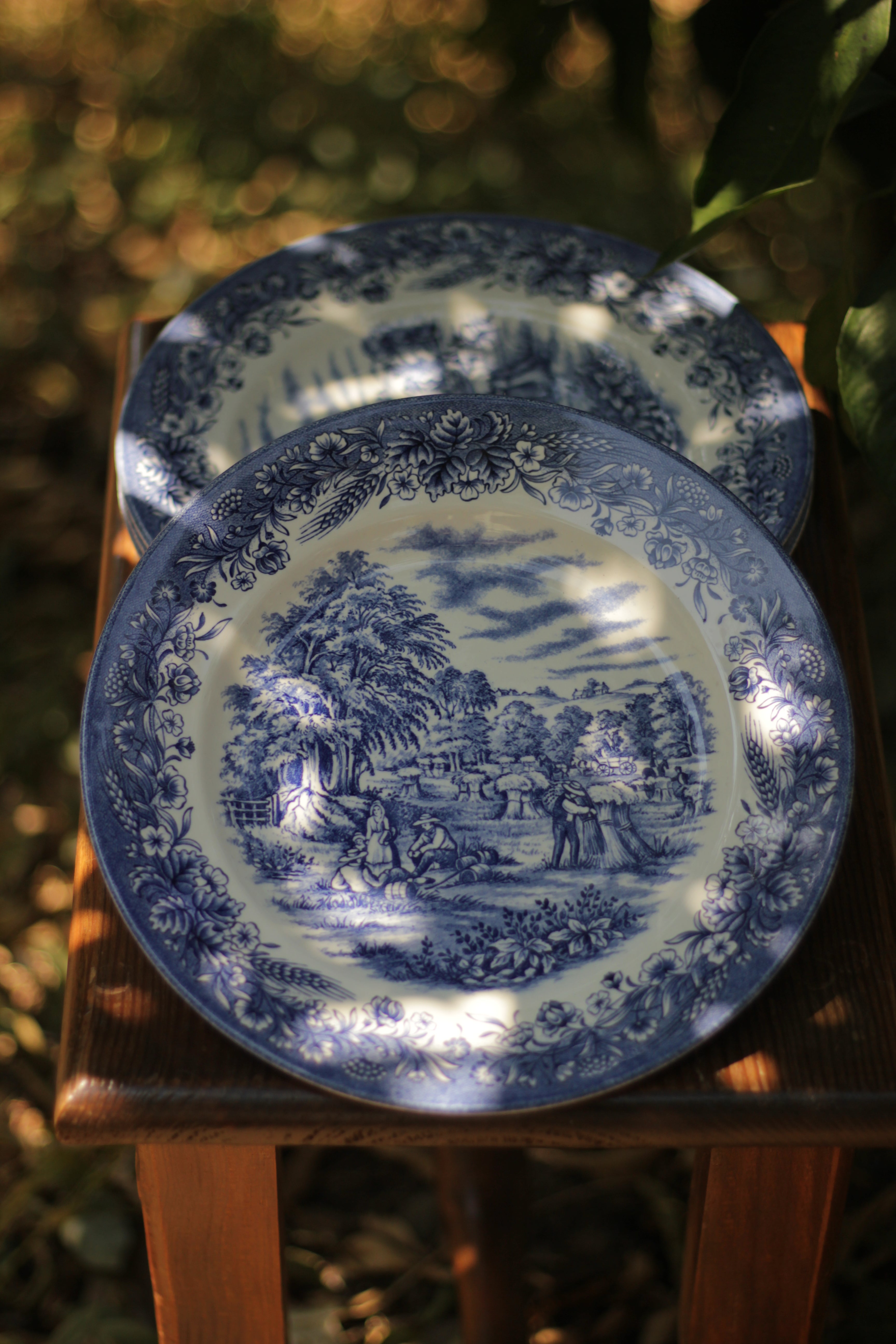 Loiça Inglesa Azul Currier & Ives Harvest Mint